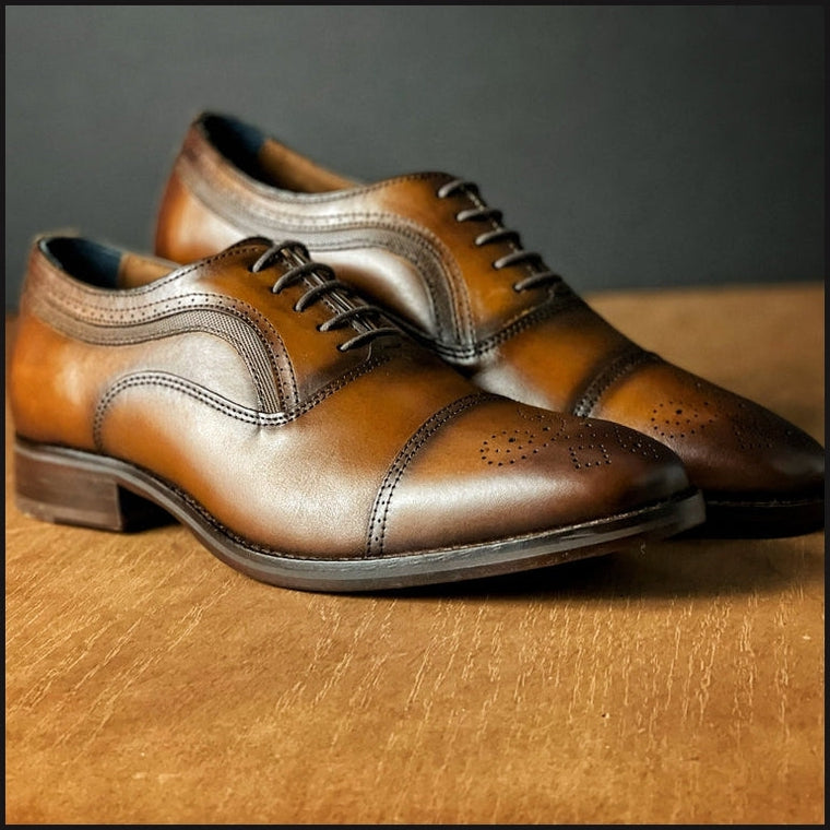 Danridge Cap Toe Dress Shoes - That Guy's Secret