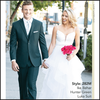 Ike Behar Hunter Green Luka Suit 282M - That Guy's Secret