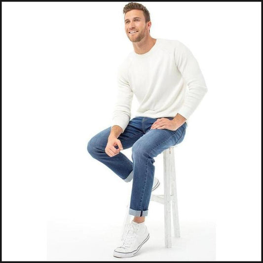 Liverpool Relaxed Straight with Cuff-Jeans-That Guy's Secret