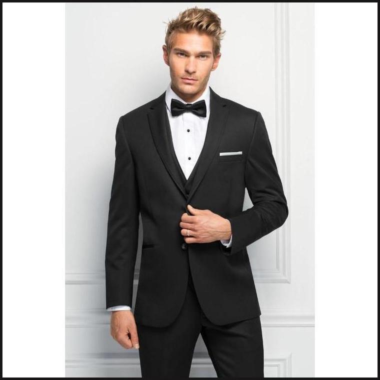 MICHAEL KORS ULTRA SLIM BLACK STERLING WEDDING SUIT-Tuxedo Rental-That Guy's Secret