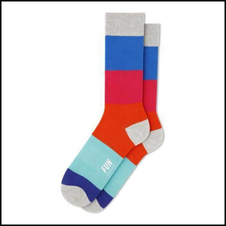 Pastel Wide Striped Fun Socks-Socks-That Guy's Secret