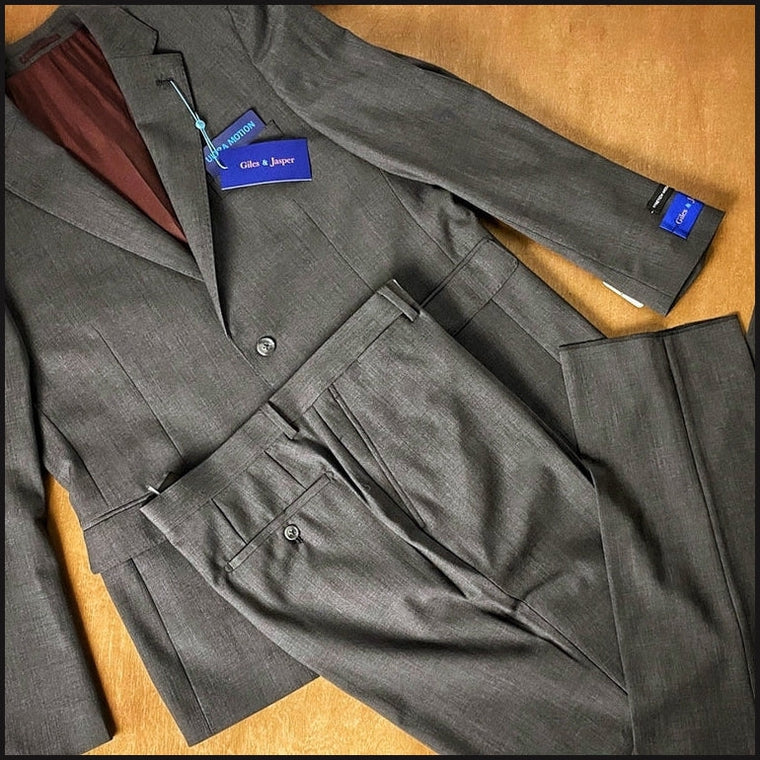 Pewter Grey Ultra Motion Suit only $499.00 – That Guy's Secret