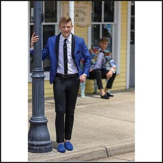 Royal Blue Starlight Lame' Tuxedo 270M - That Guy's Secret