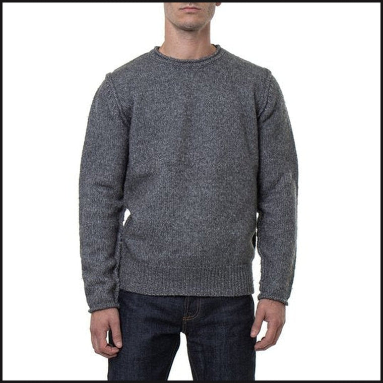 Schott Bros. Men's Rolled Edge Sweater-Sweater-That Guy's Secret
