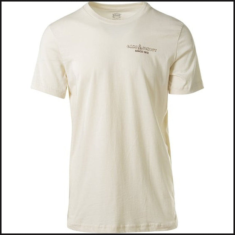 Schott Cotton Camp T-shirt-Crew Neck T-Shirt-That Guy's Secret