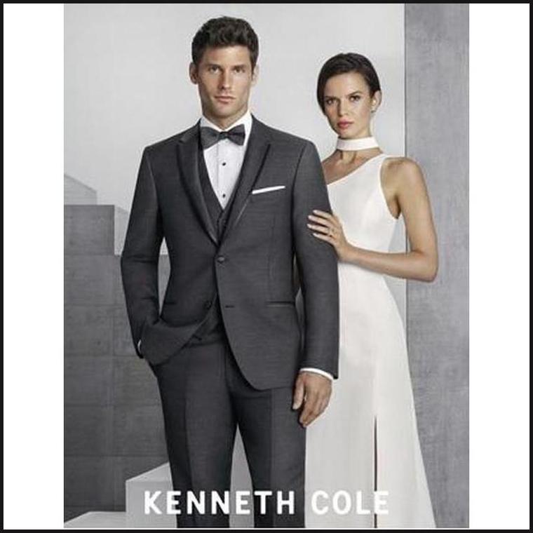 Steel Grey Barrow Tuxedo Kenneth Cole 265M - That Guy's Secret