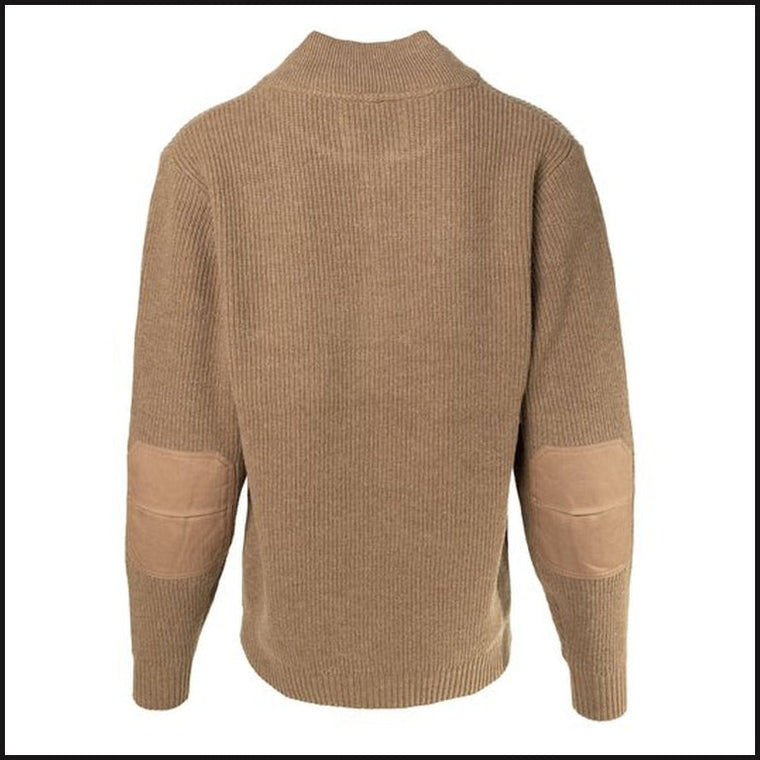 Wool Blend Military Henley Sweater-Henley-That Guy's Secret