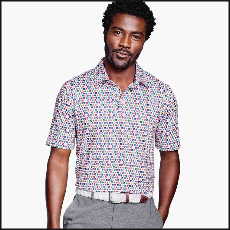 XC4® Print Performance Polo-Polo Shirt-That Guy's Secret